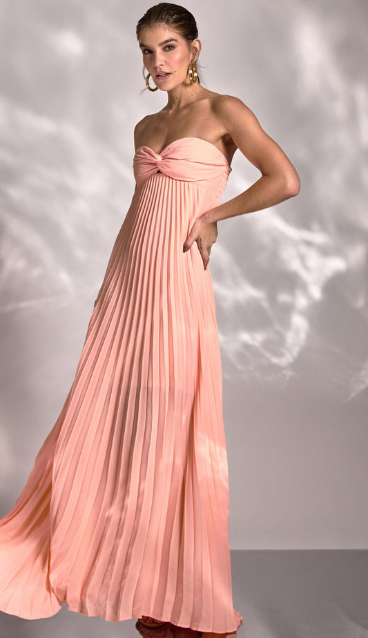 Vestido Thayla Pêssego