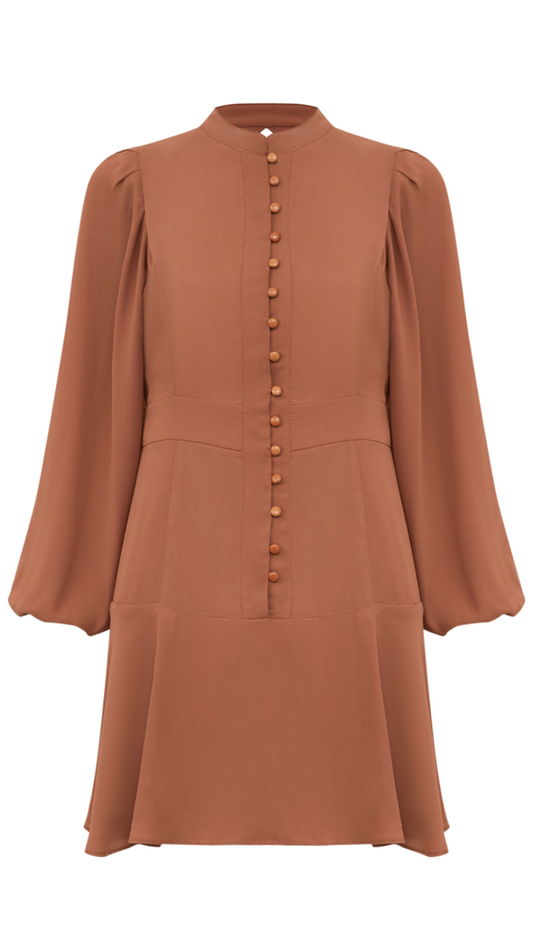 Vestido Curto Crepe Verbena | Laguna
