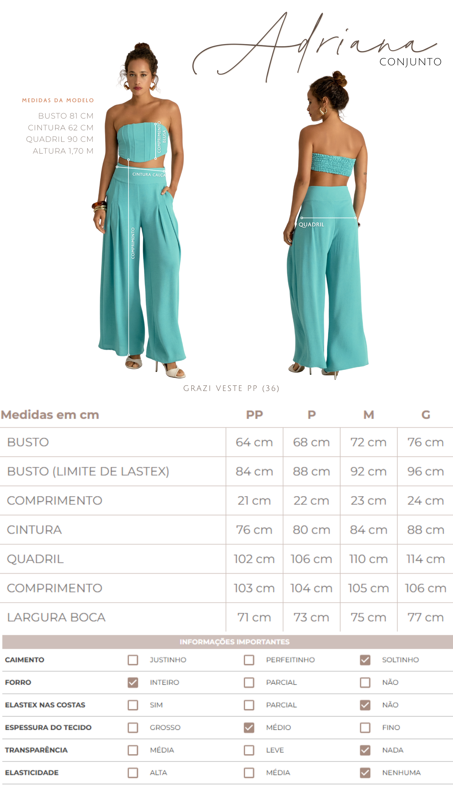 Conjunto Adriana Chantilly