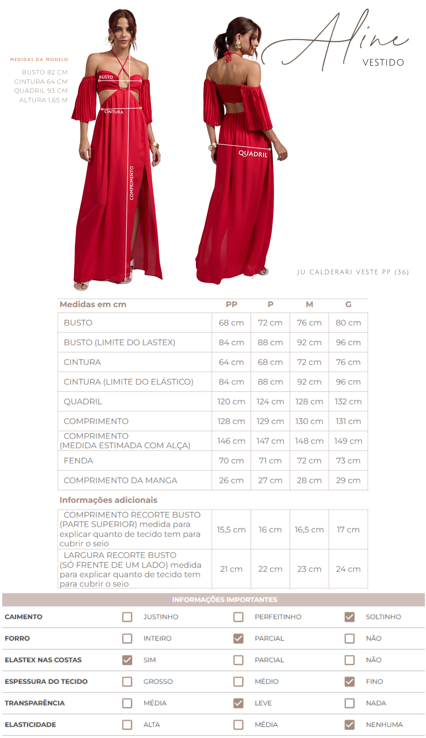 Vestido Aline Azul