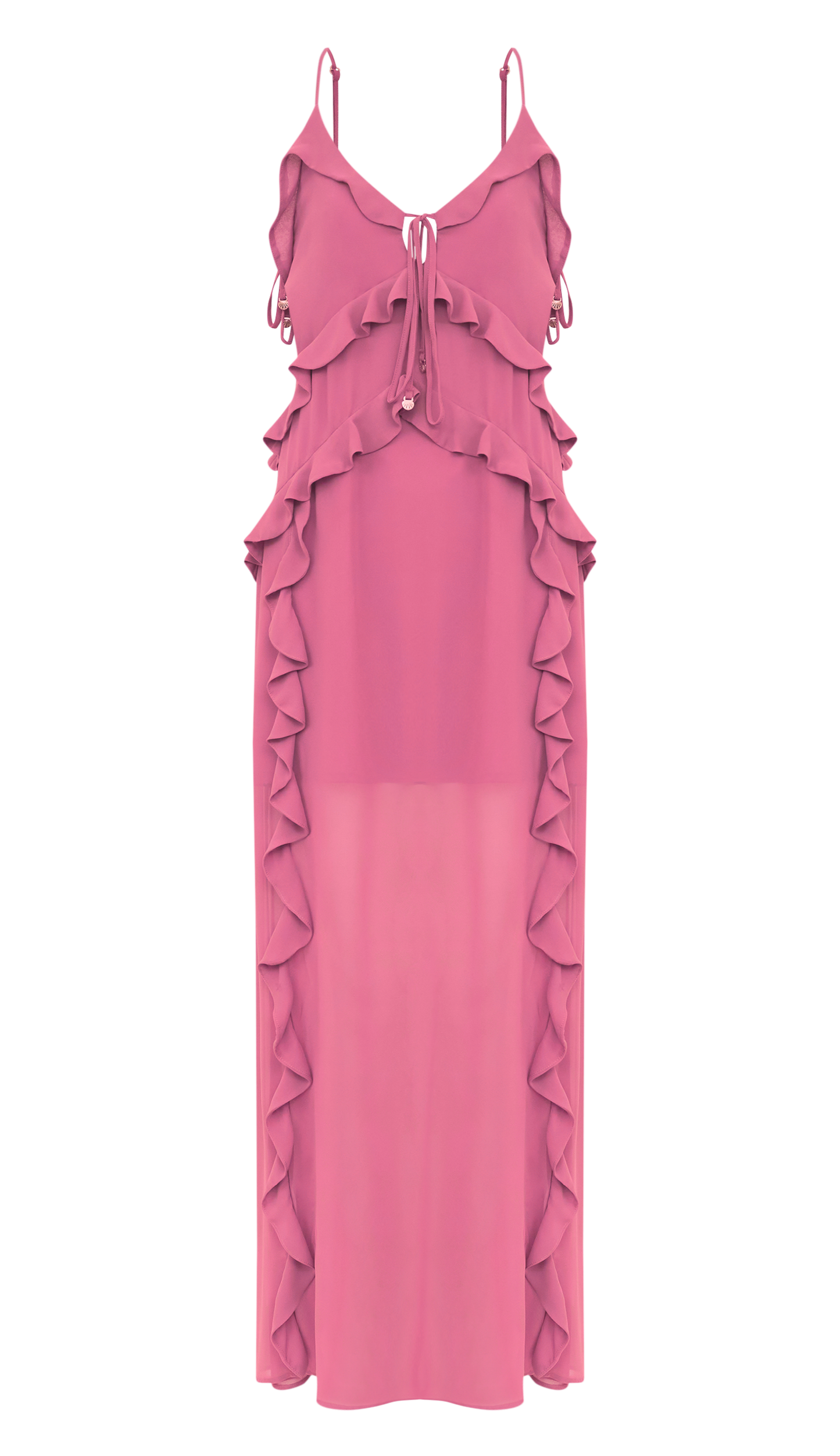 Vestido Anne Marsala Rosê