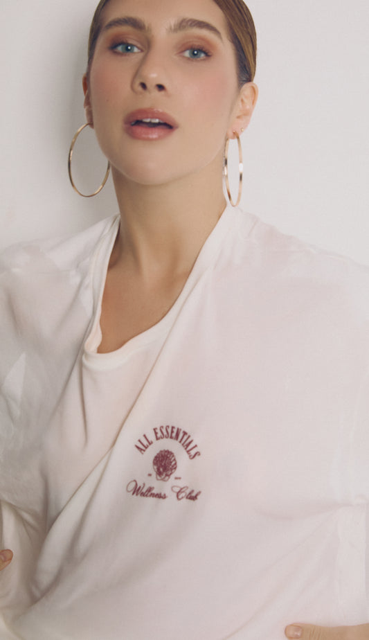 Camiseta Algodão Egipcio Fiji Off White