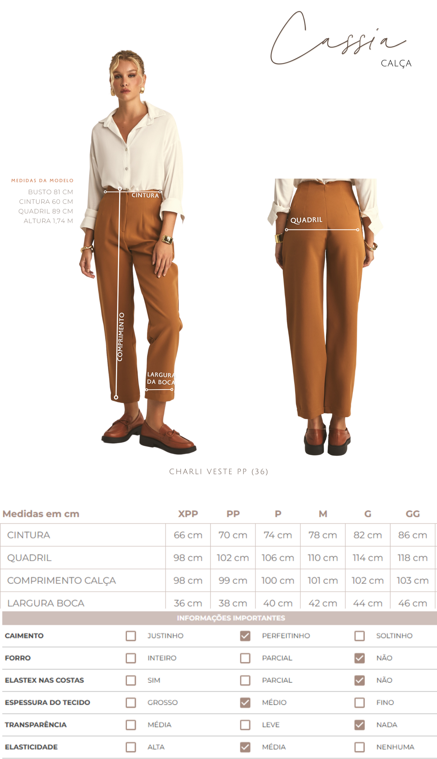 Calça Cassia Azul