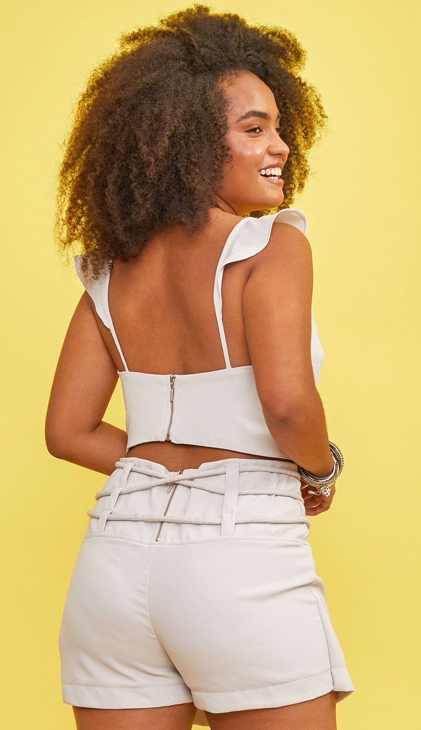 Conjunto Celine Cinza