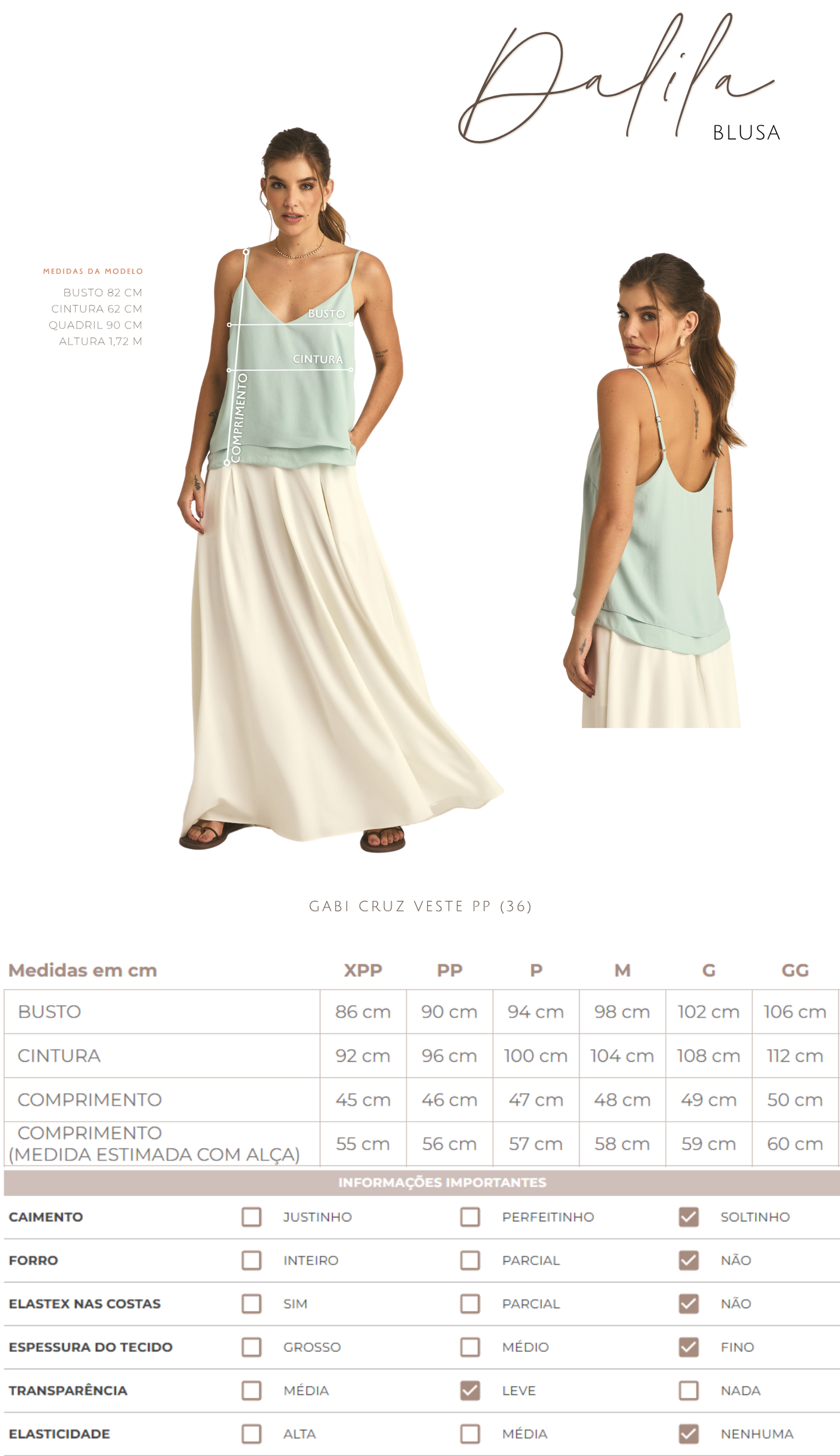 Blusa Dalila Azul