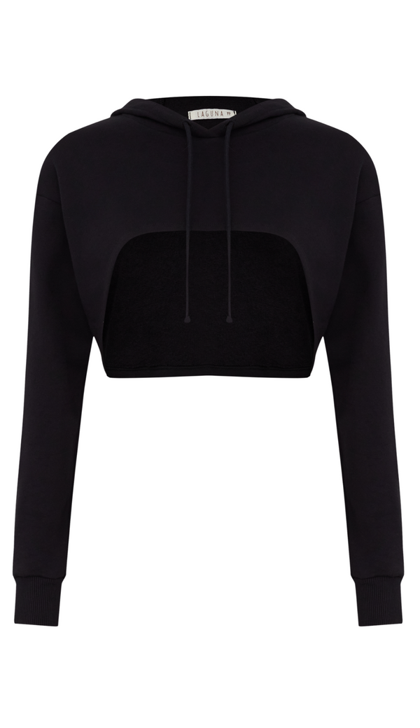 Blusa Cropped em Moletinho Danila | Laguna