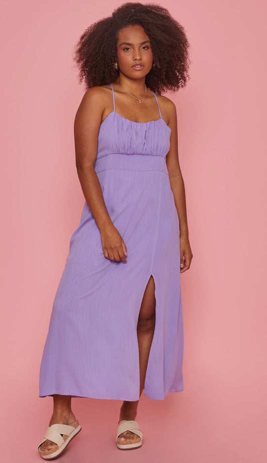 Vestido Elane Lilás
