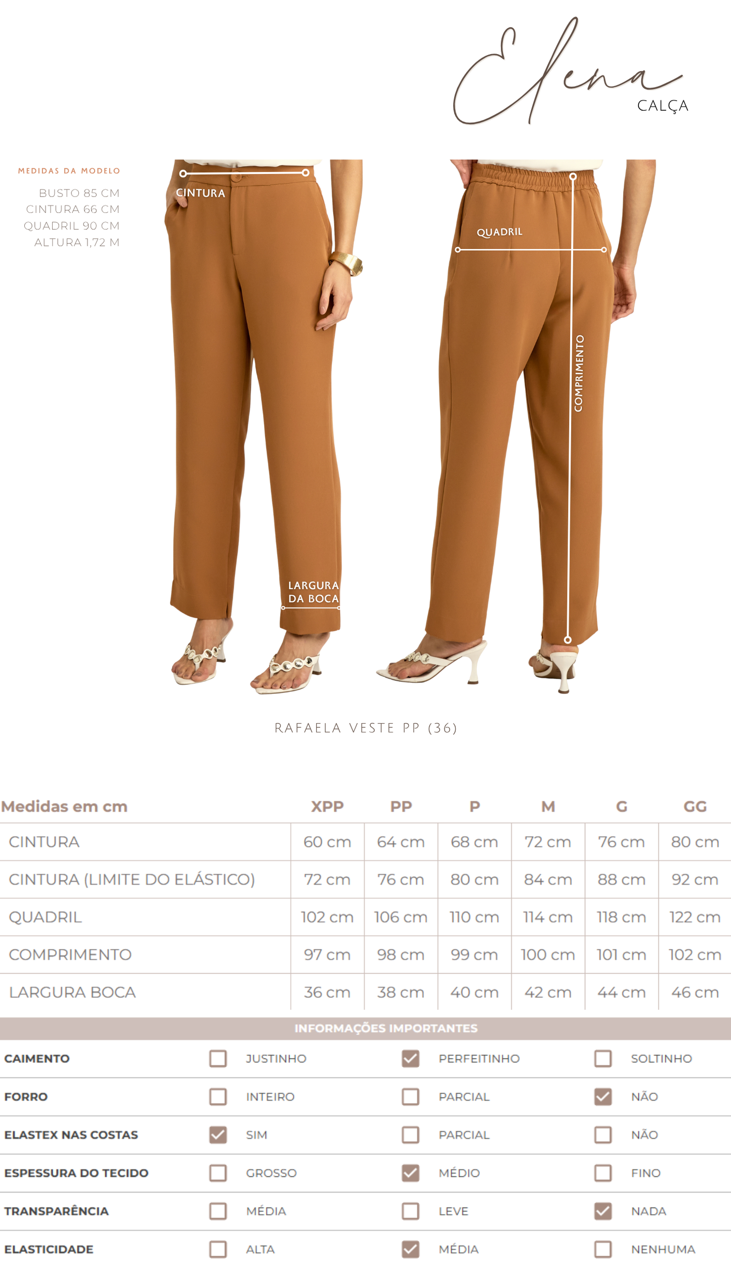 Calça Elena Mocha