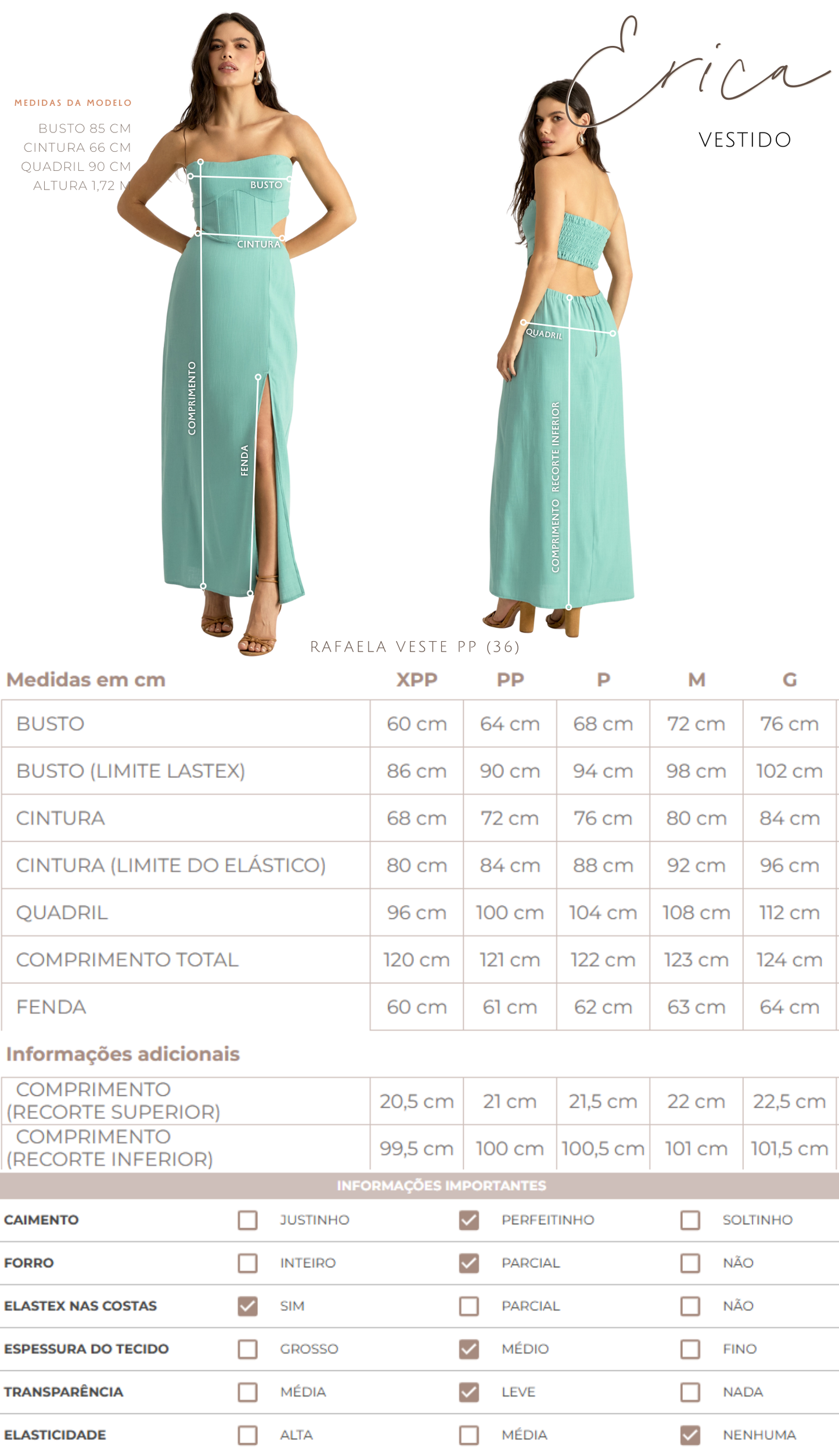 Vestido Érica Mocha