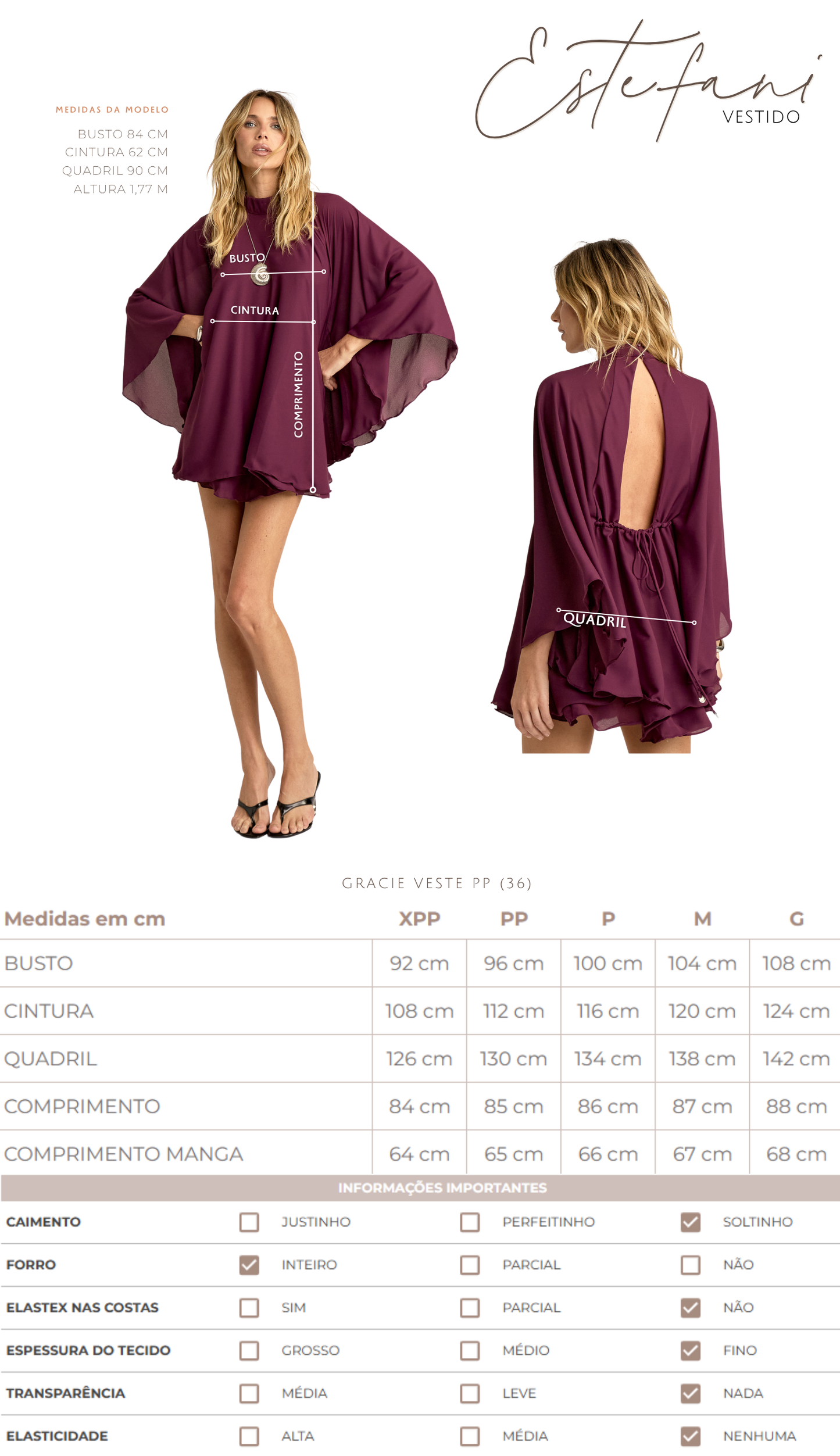 Vestido Curto Crepe Estefani | Laguna
