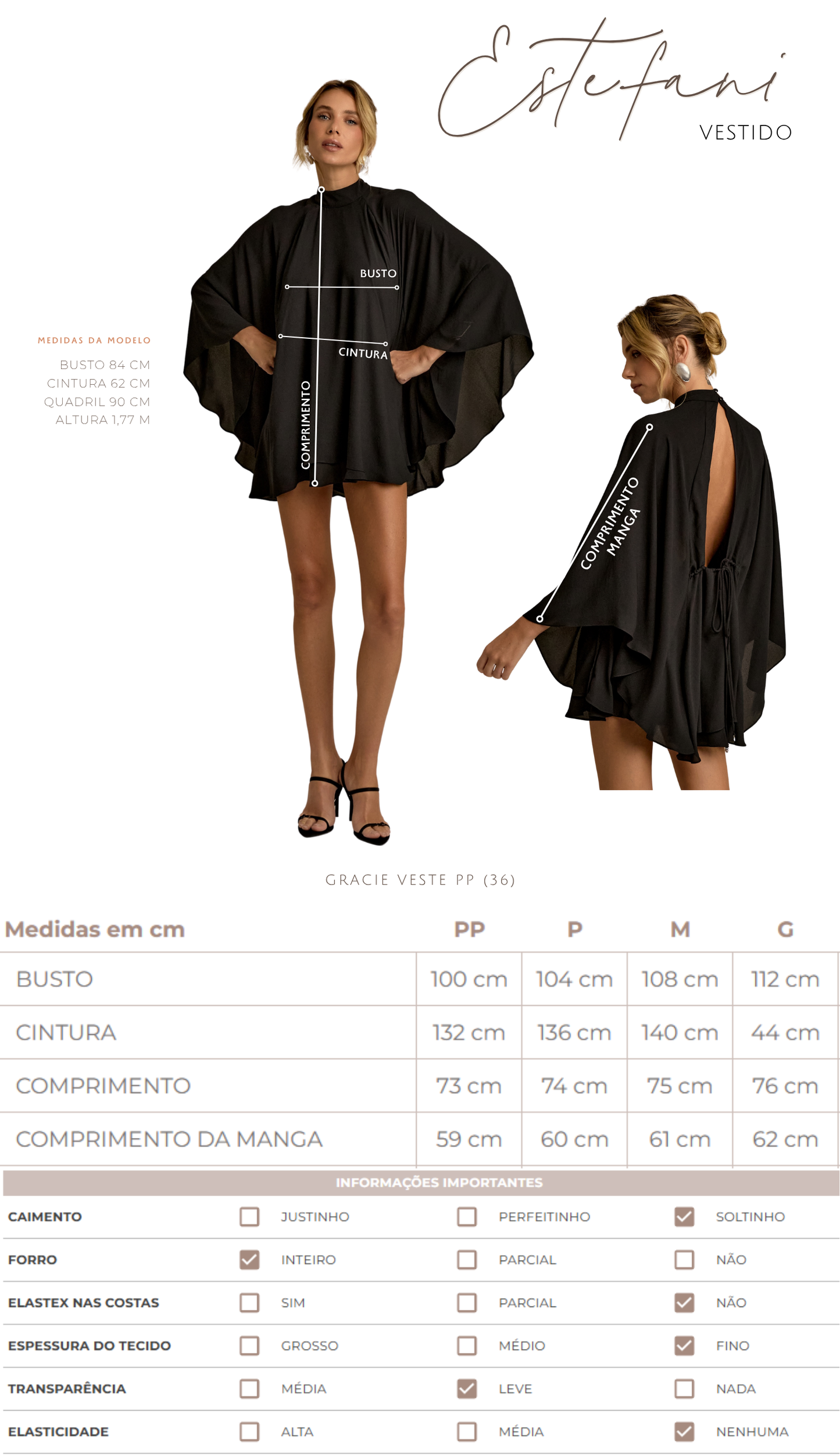 Vestido Estefani Azul