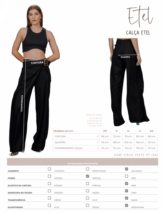 Calça Etel Preto