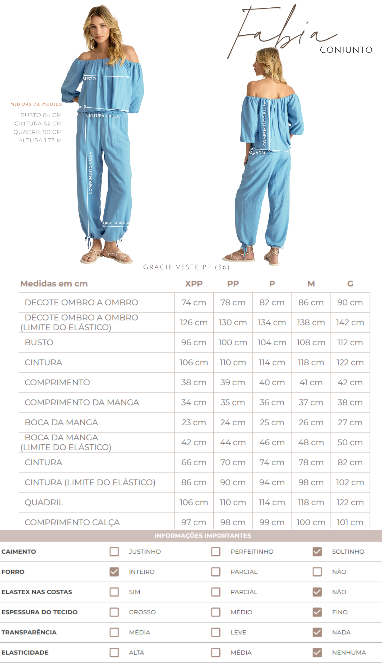 Conjunto Fabia Caqui