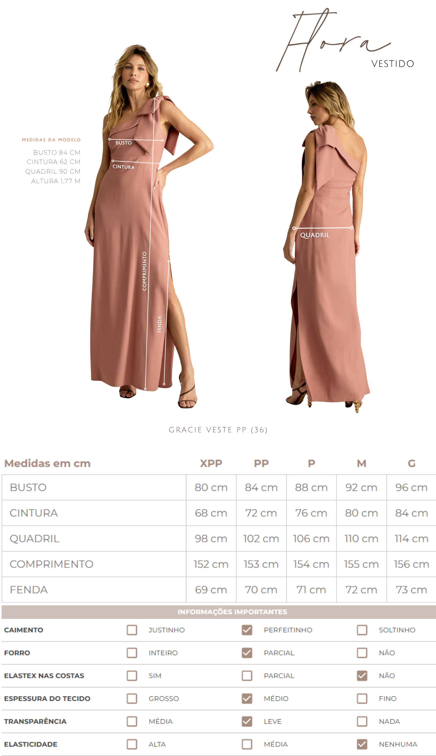 Vestido Longo Poliviscose Flora | Laguna
