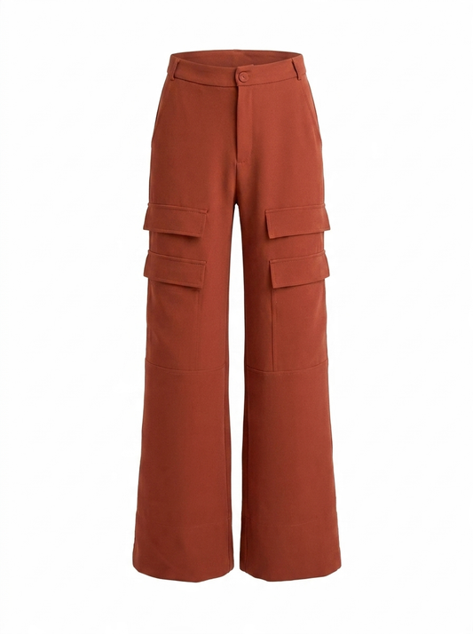 Calça Wide Cargo Kamilly | Laguna