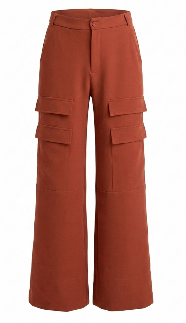 Calça Wide Cargo Kamilly | Laguna