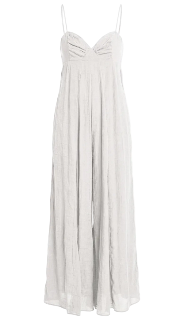 Macacão Amplo Poliviscose Emily Off White | Laguna