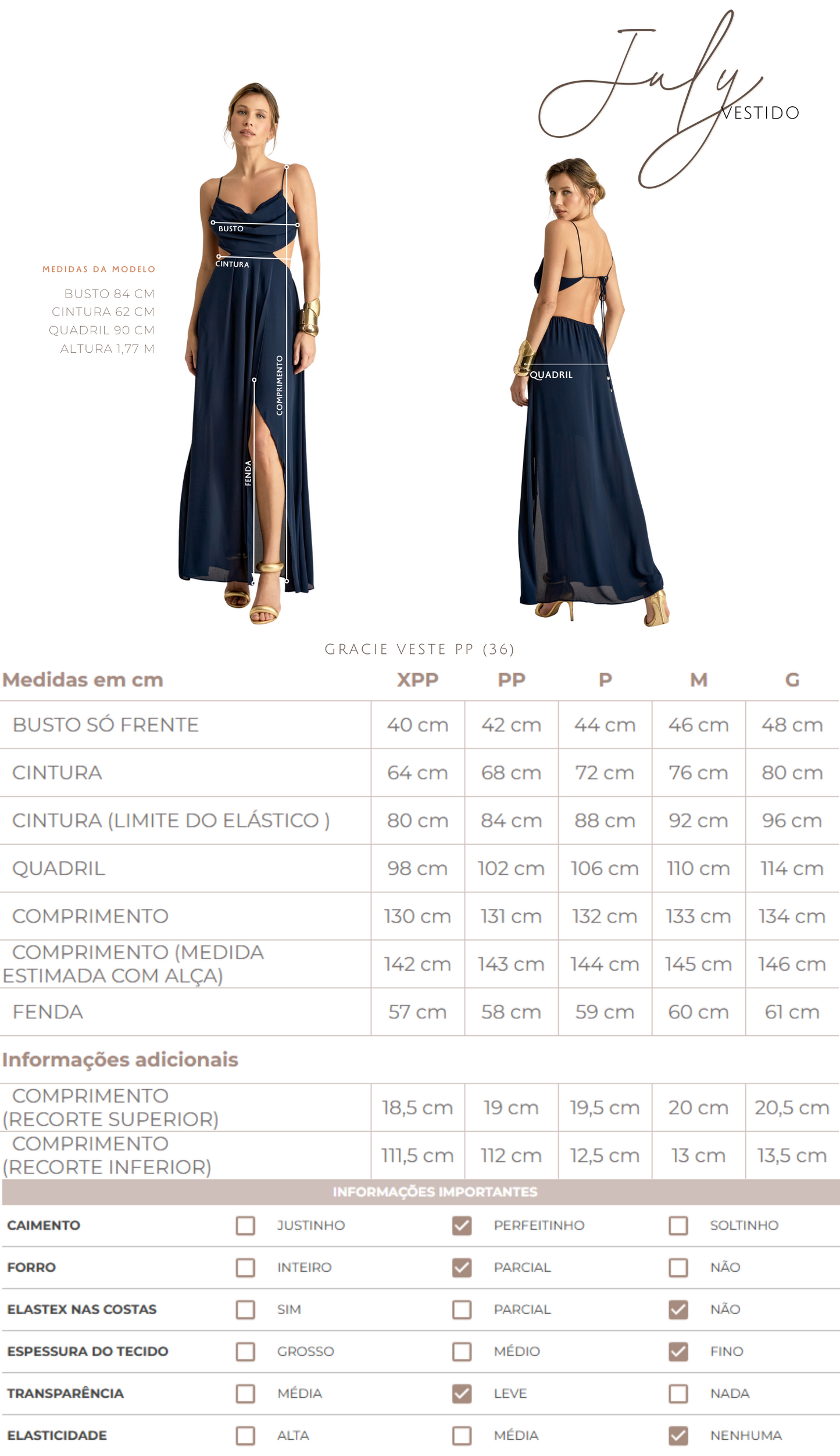 Vestido July Marinho