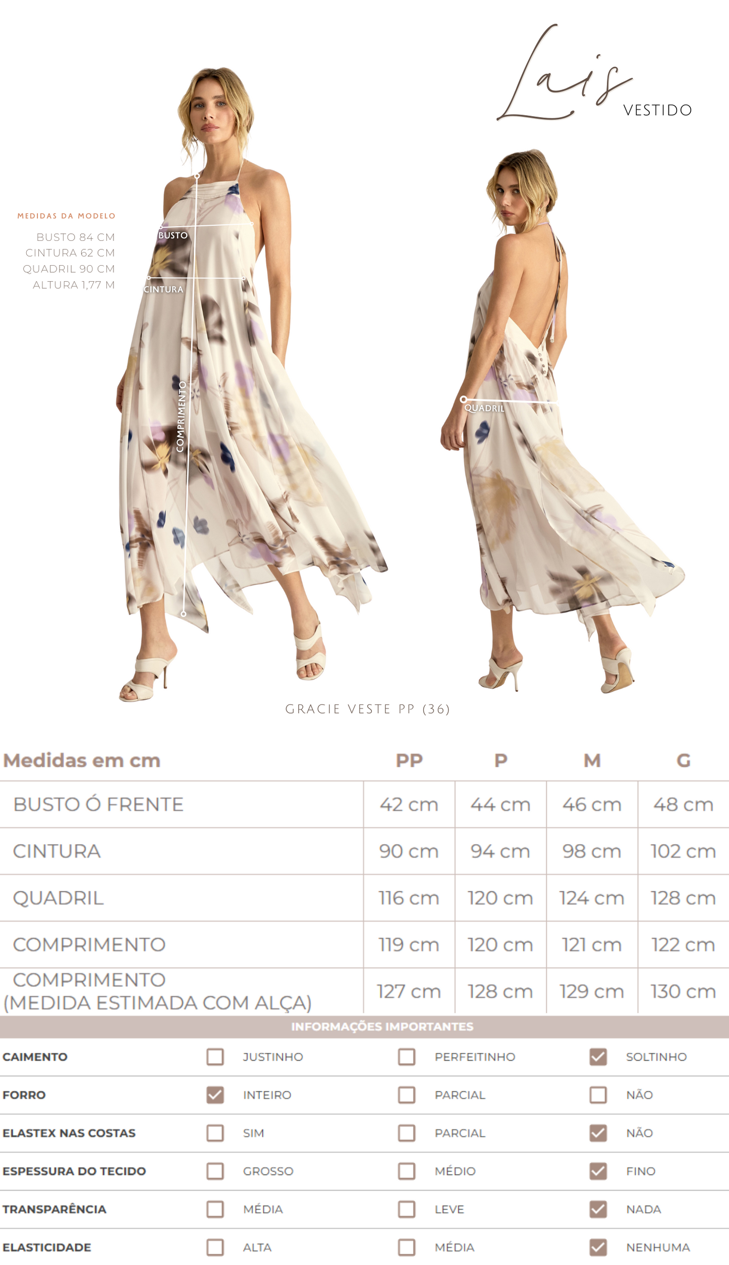 Vestido Laís Chantilly