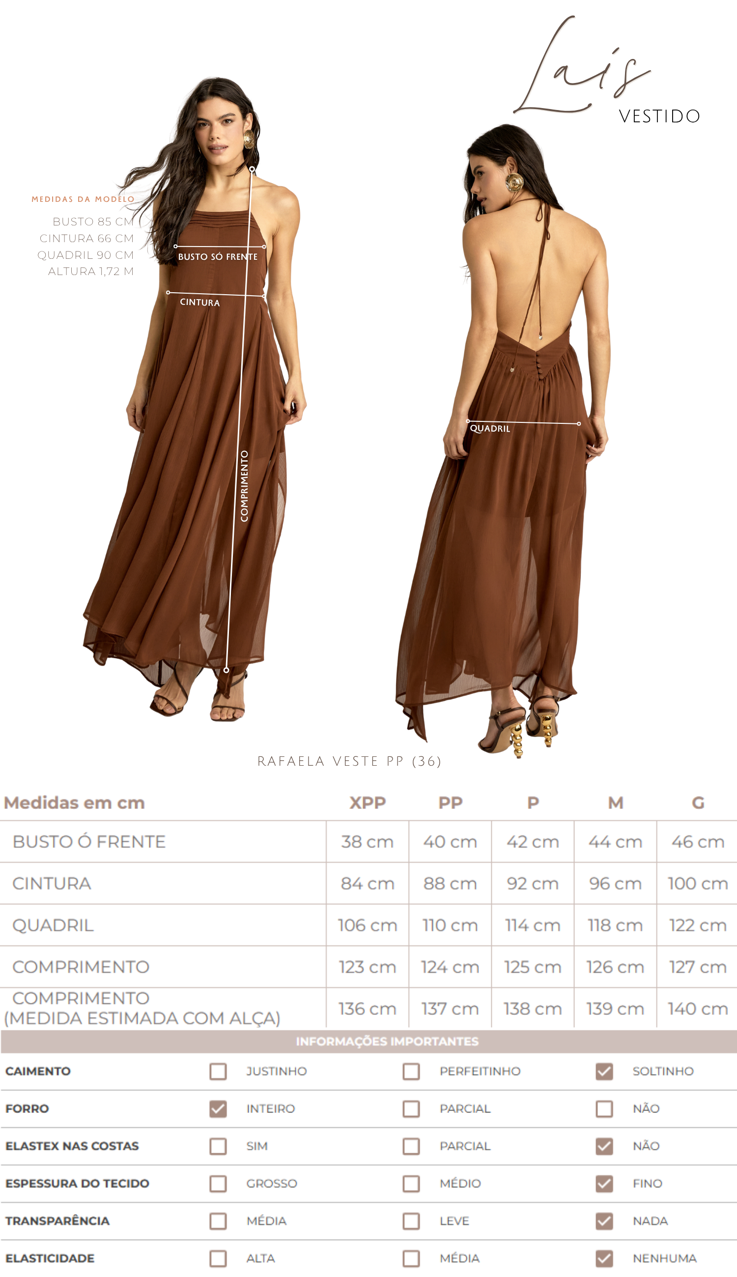 Vestido Longuete Crepe Chiffon Laís | Laguna