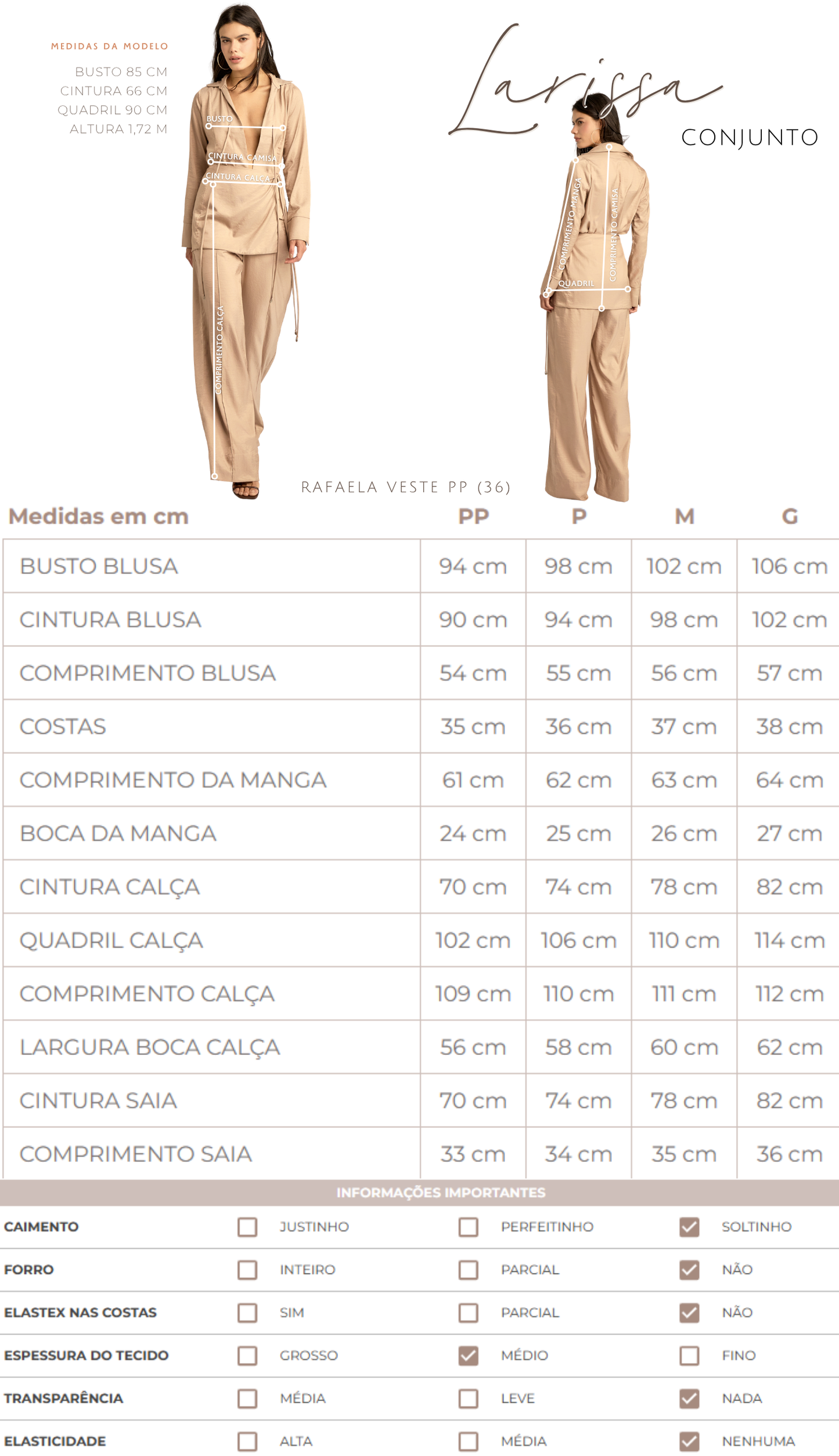 Conjunto Larissa Nude