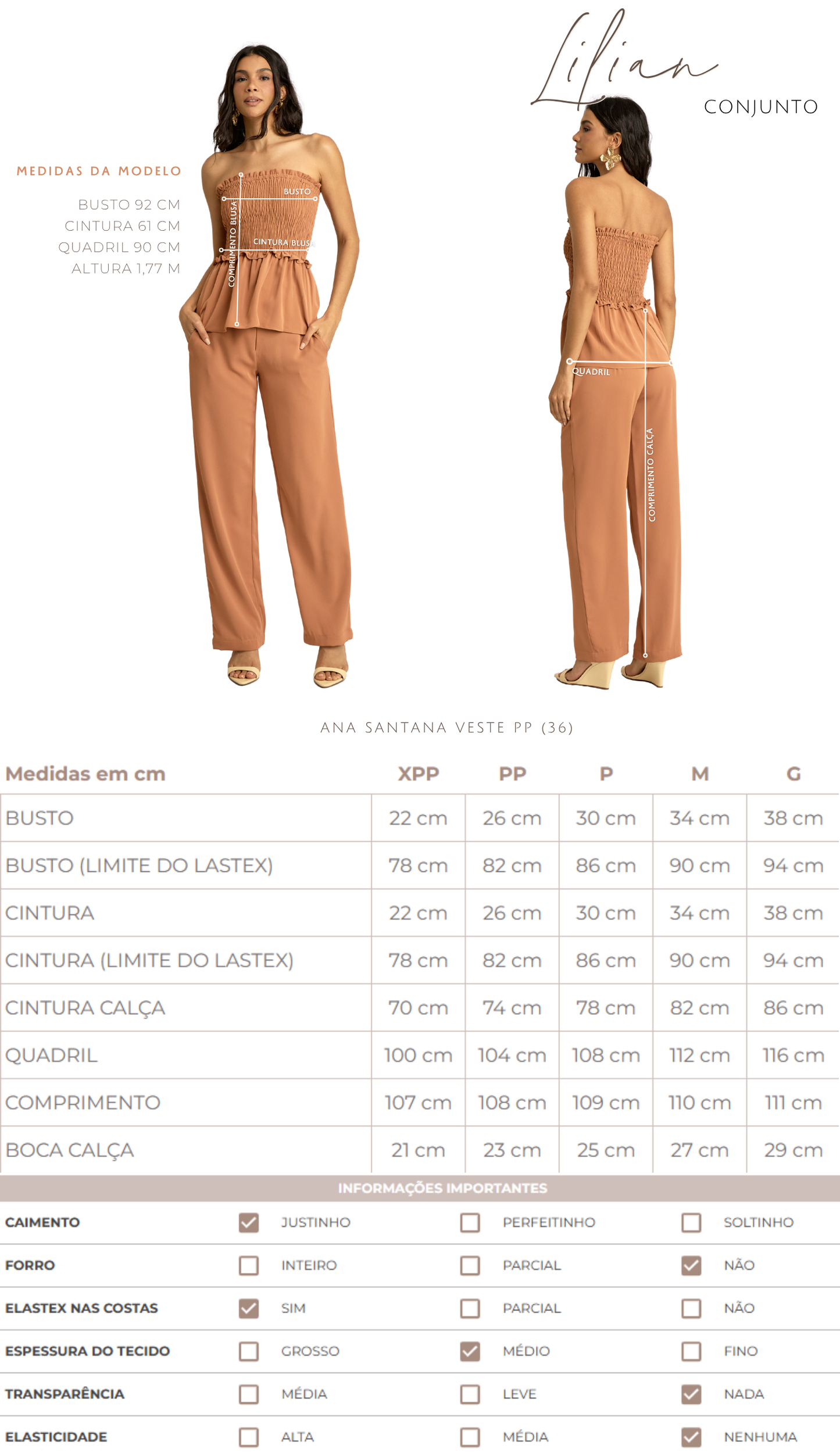 Conjunto Lilian Caramelo