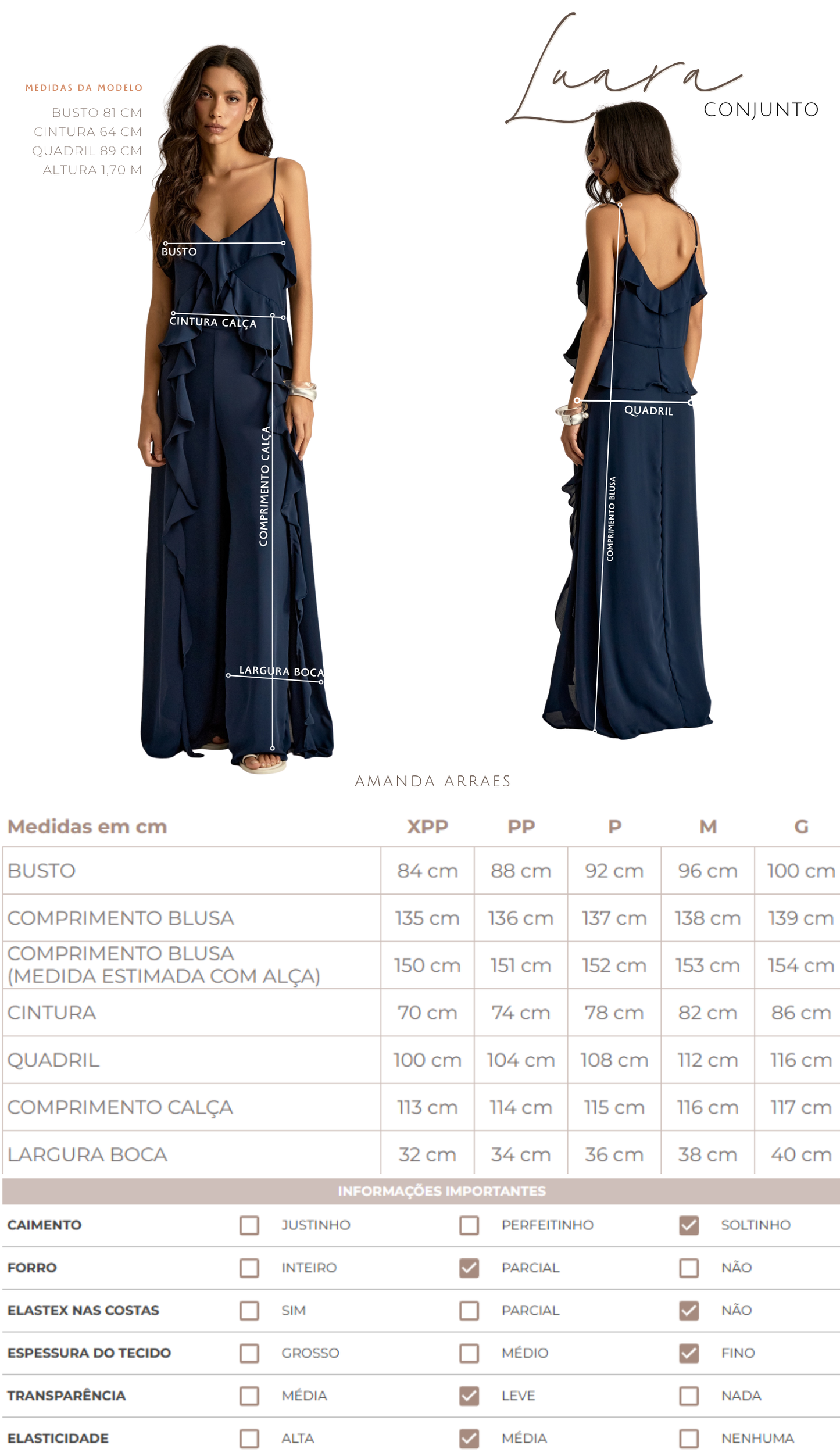 Conjunto Luara Café