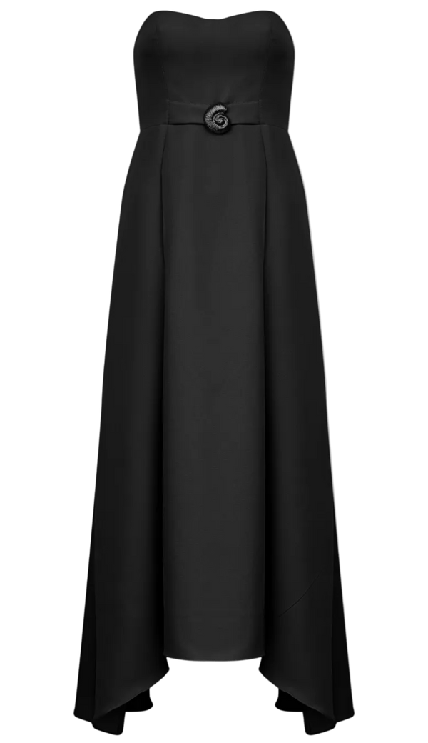 Vestido Longo Crepe de Alfaiataria Márcia Preto | Laguna