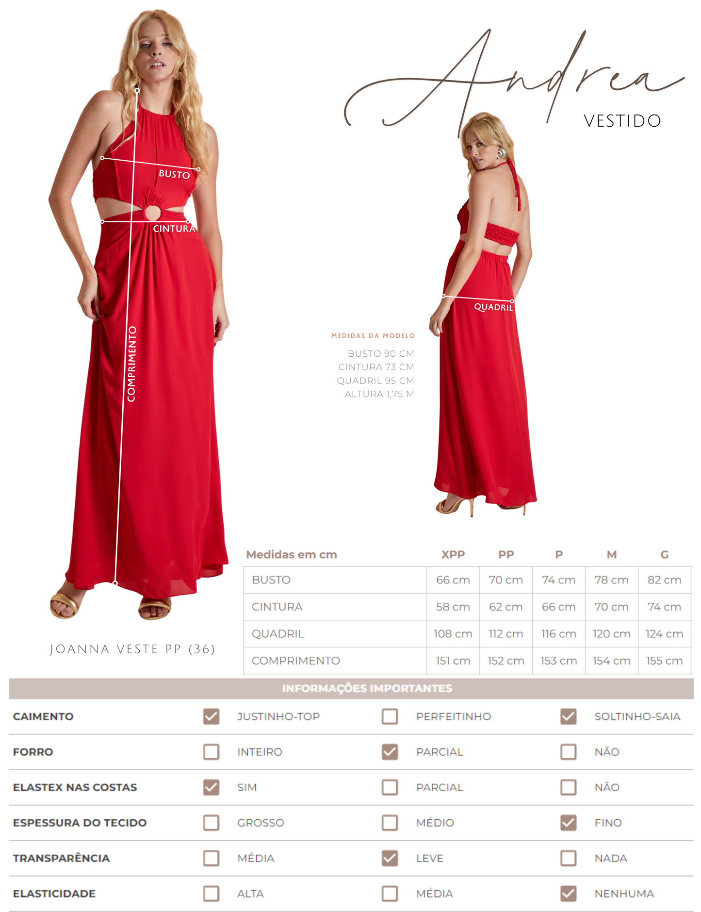 Vestido Andréa Azul