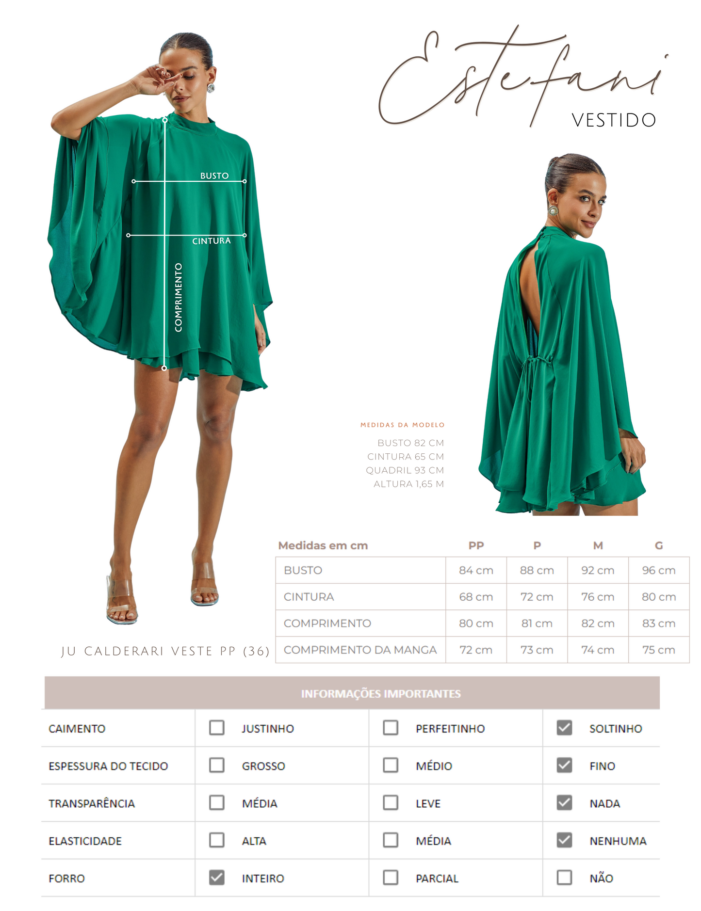 Vestido Estefani Laranja