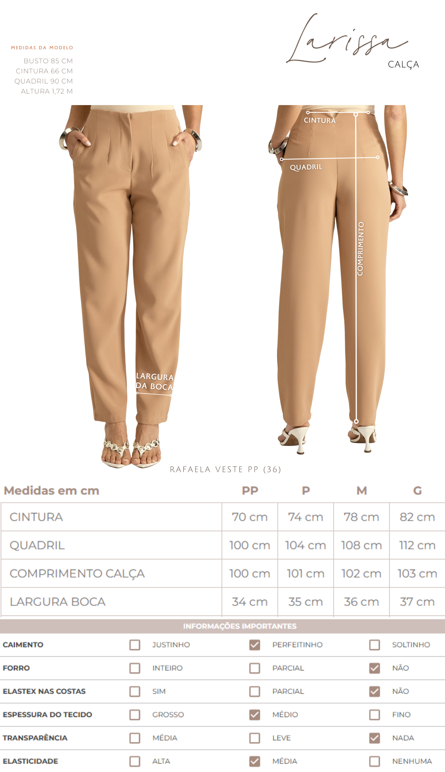 Calça Larissa Mocha