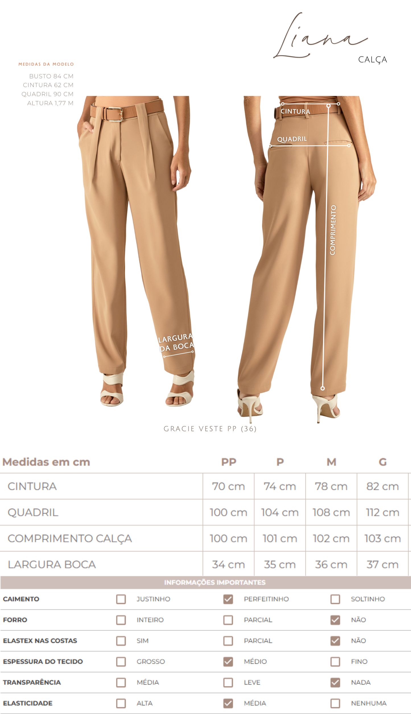 Calça Liana Off White