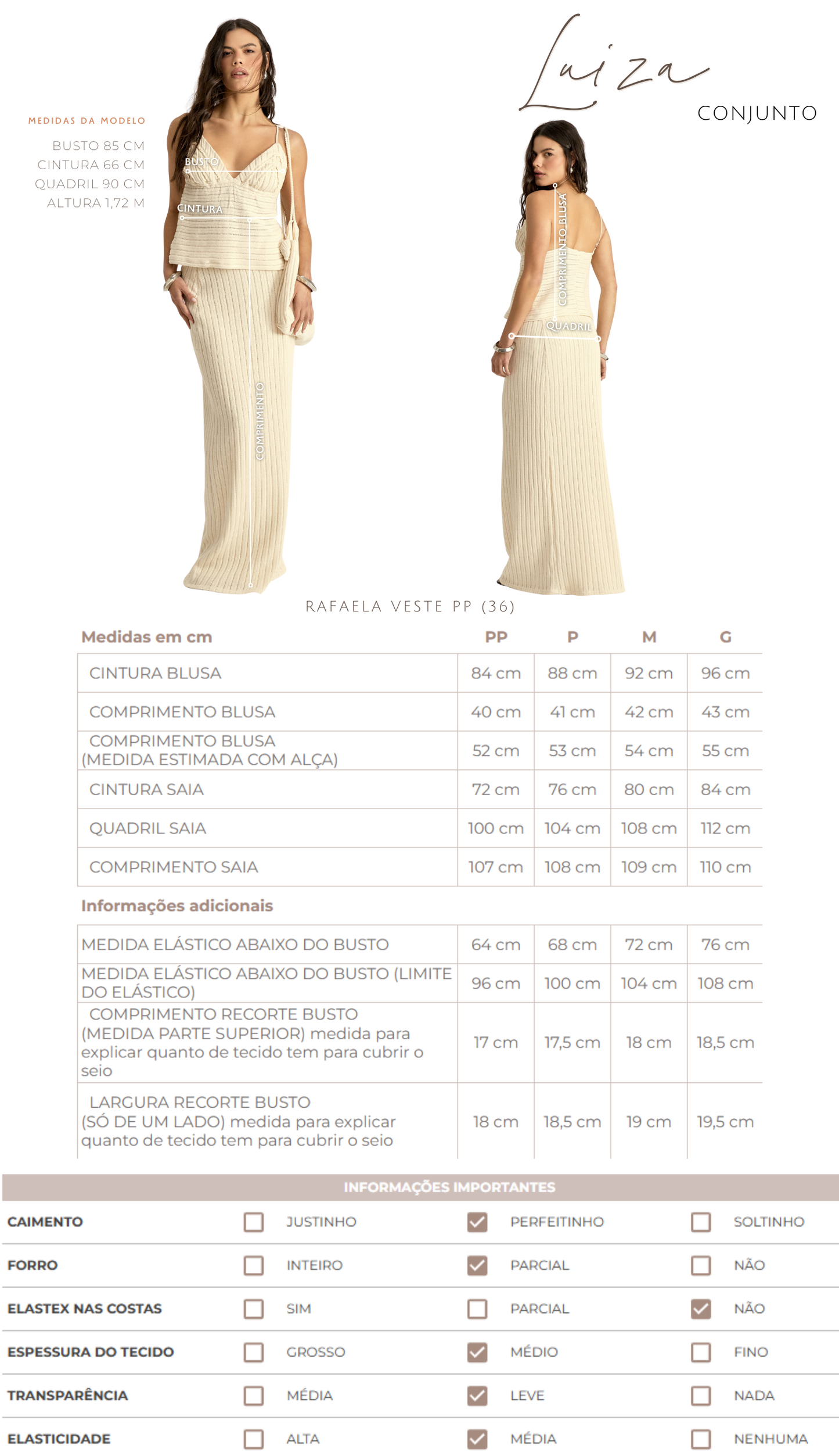 Conjunto Luiza Natural