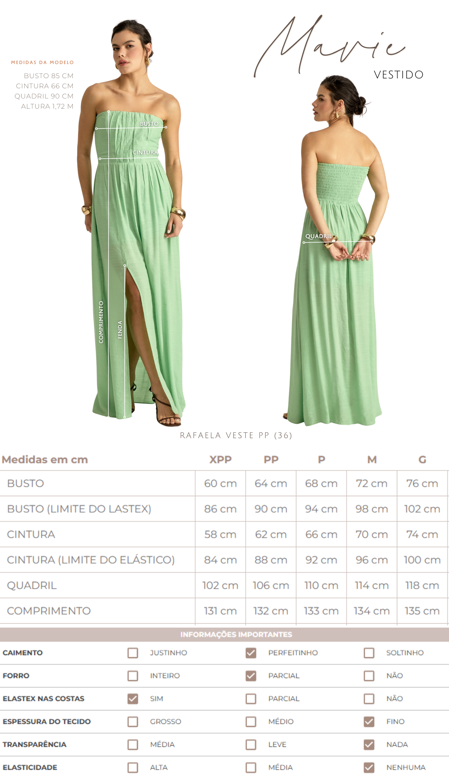 Vestido Mavie Verde