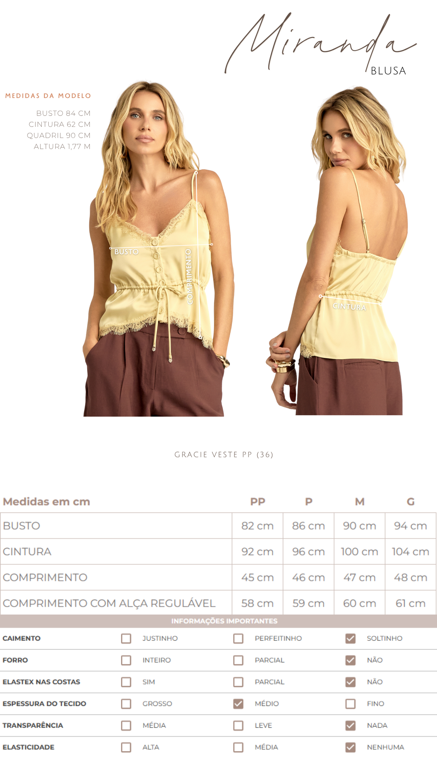Blusa Miranda Rosê