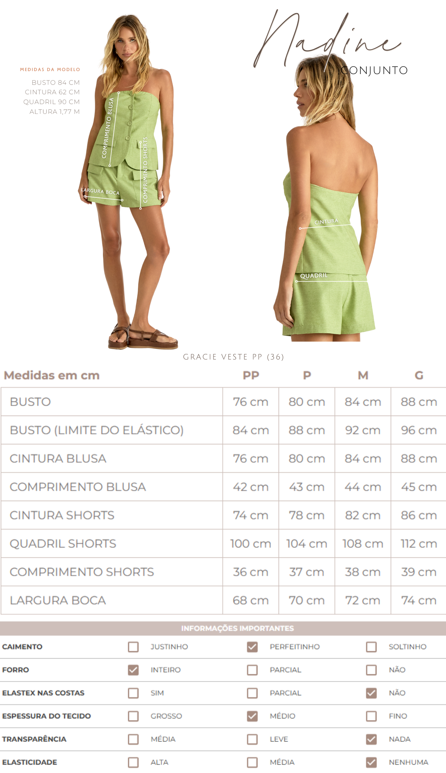 Conjunto Nadine Pêssego