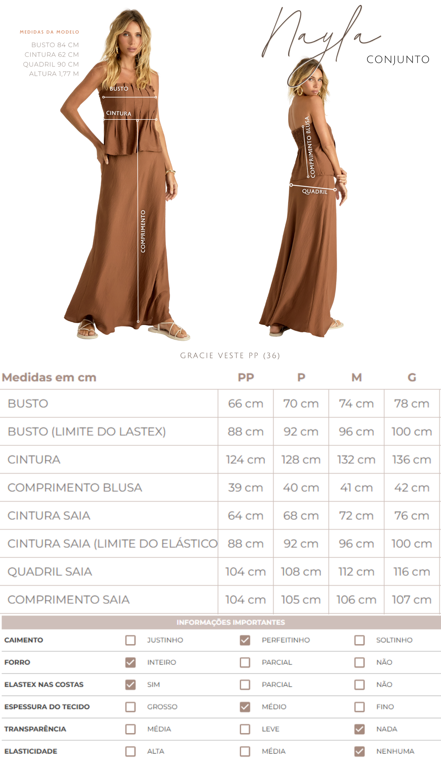 Conjunto Nayla Mocha