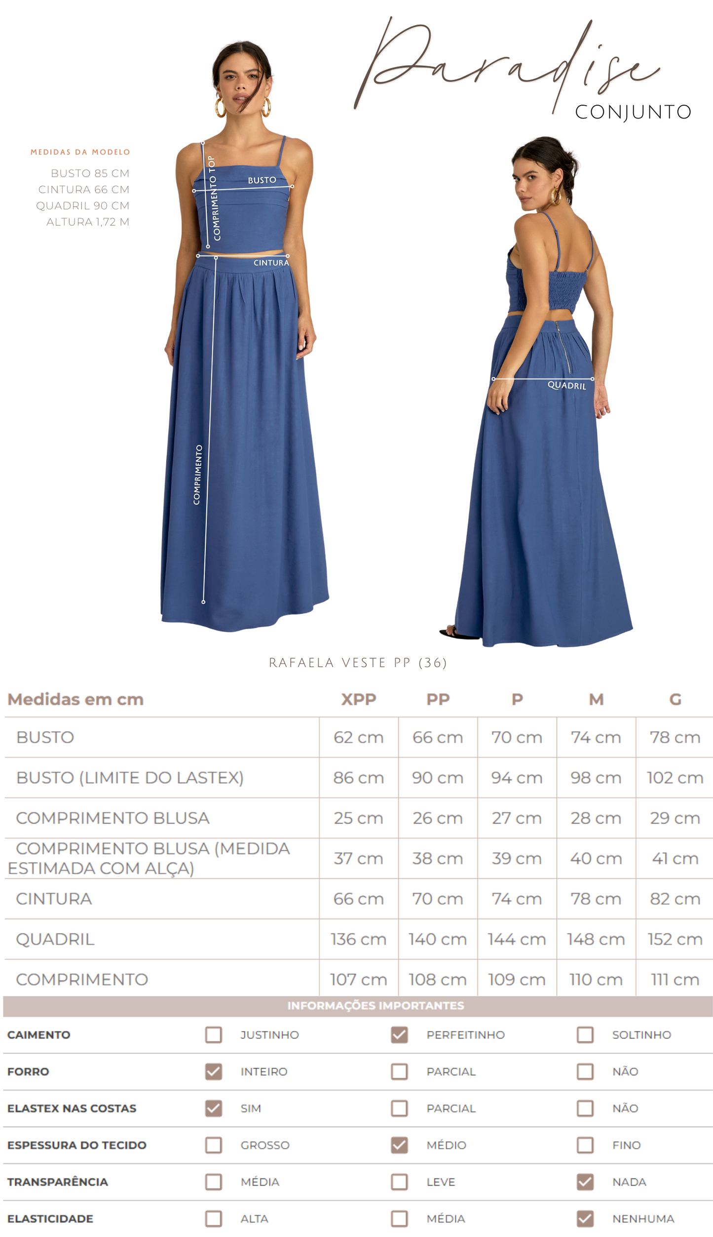 Conjunto Paradise Off White