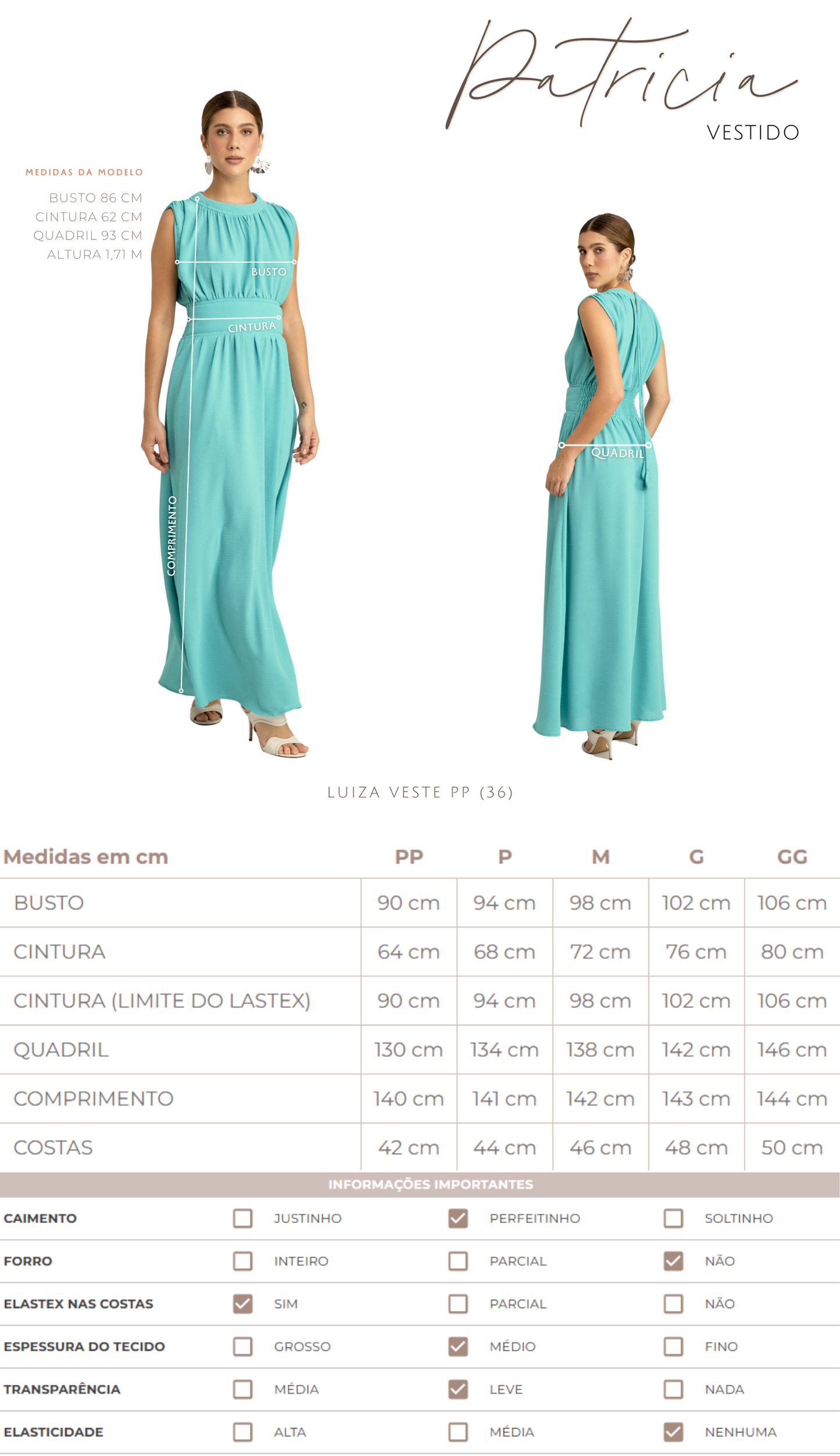 Vestido Patricia Preto