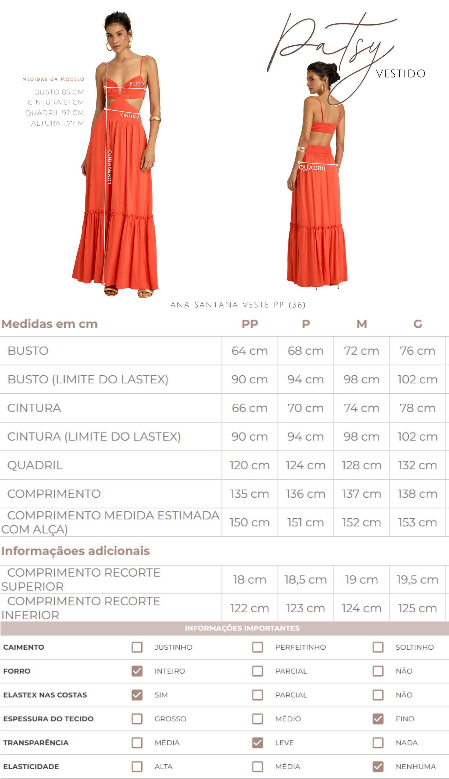Vestido Patsy Caqui