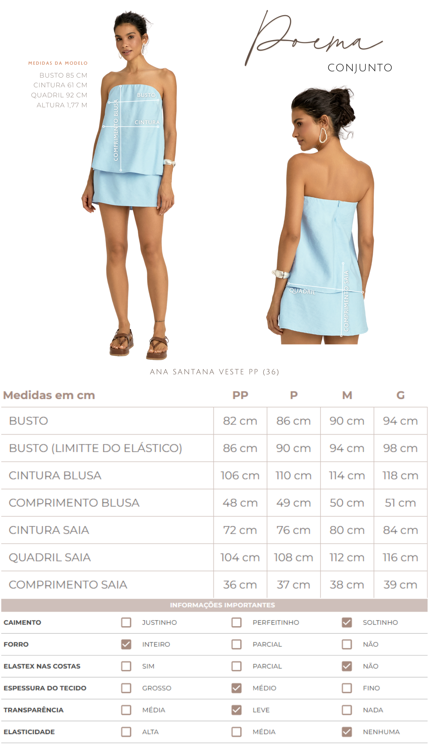 Conjunto Poema Off White