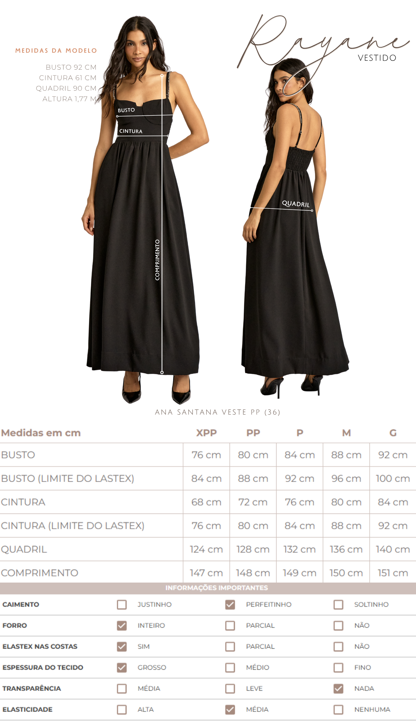 Vestido Rayane Azul