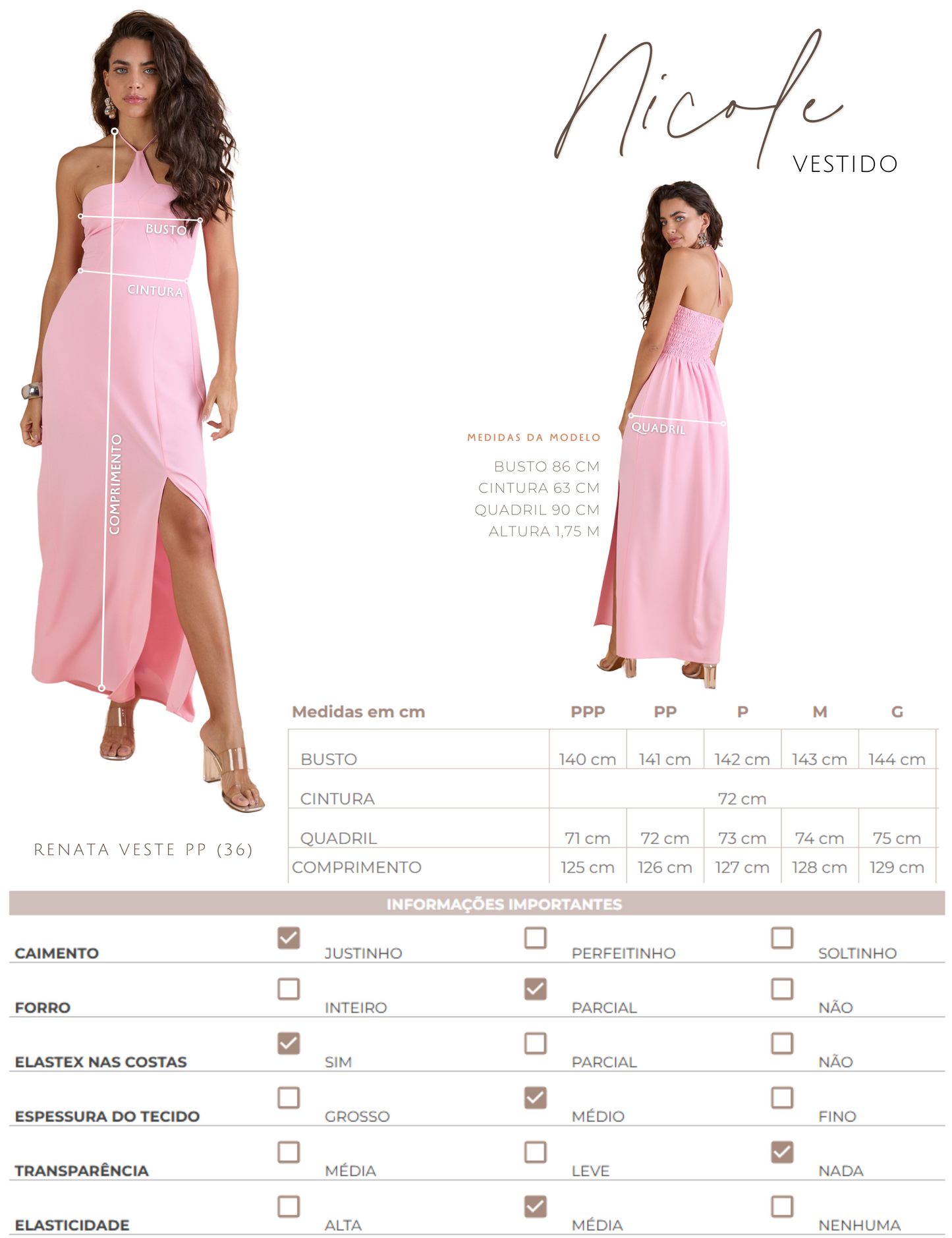 Vestido Nicole Amarelo