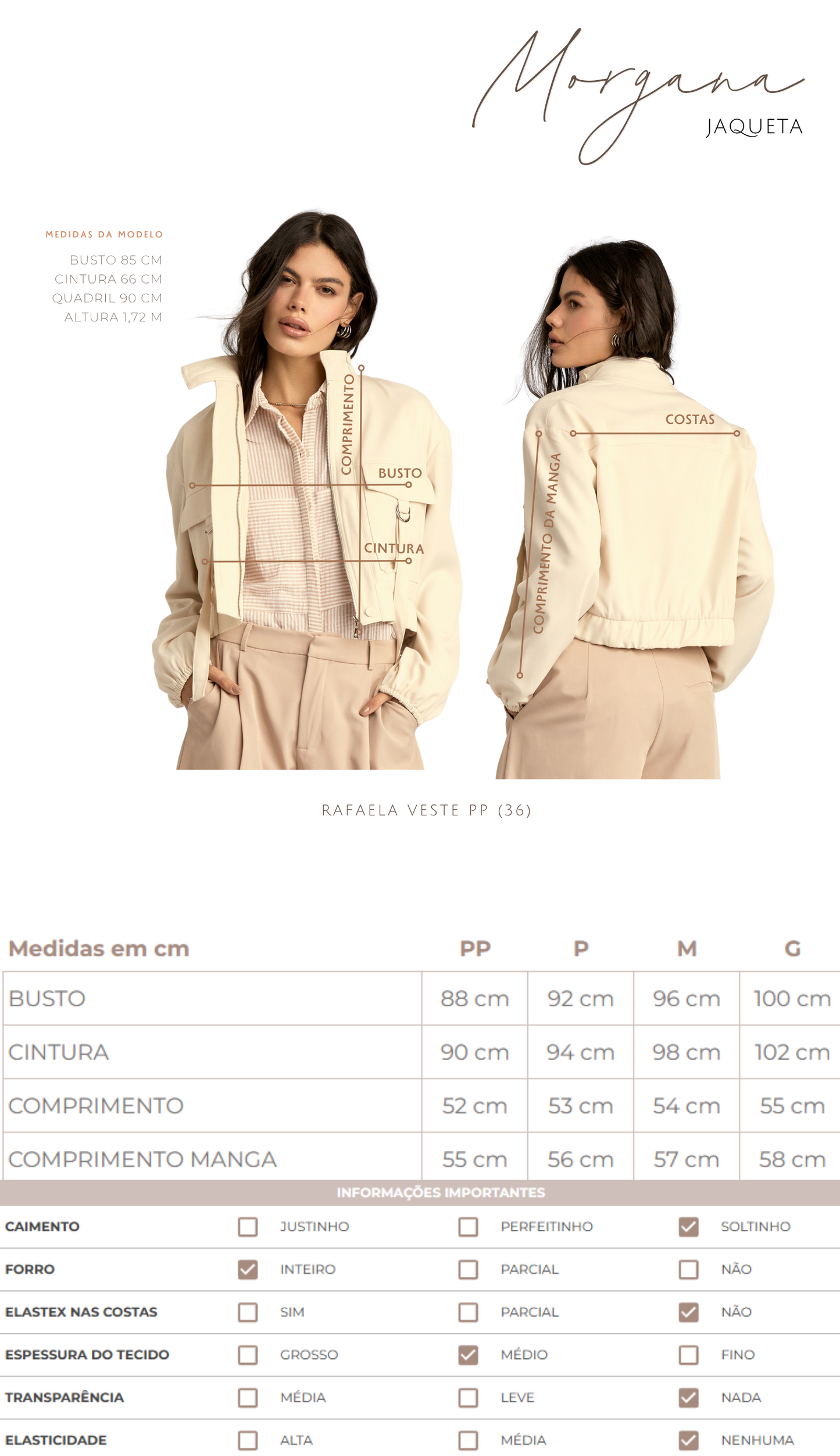 Jaqueta Morgana Off White