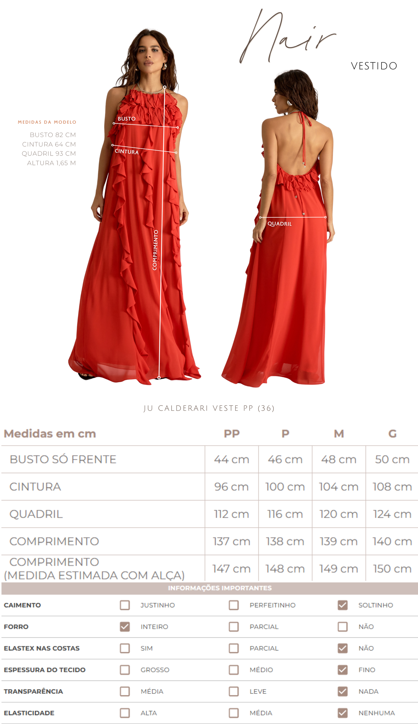 Vestido Nair Cereja