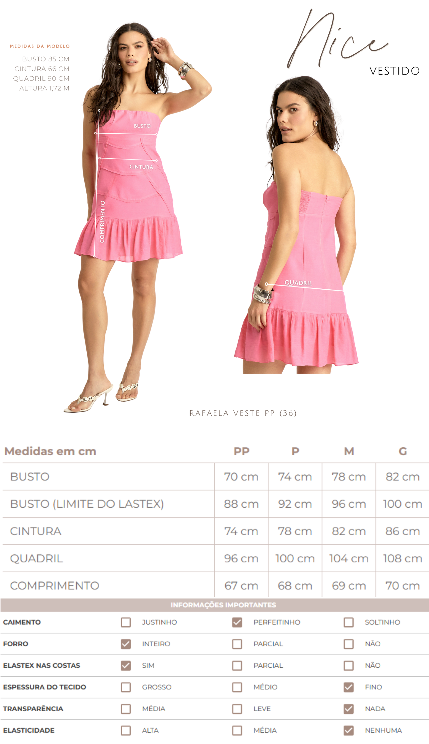 Vestido Nice Cereja