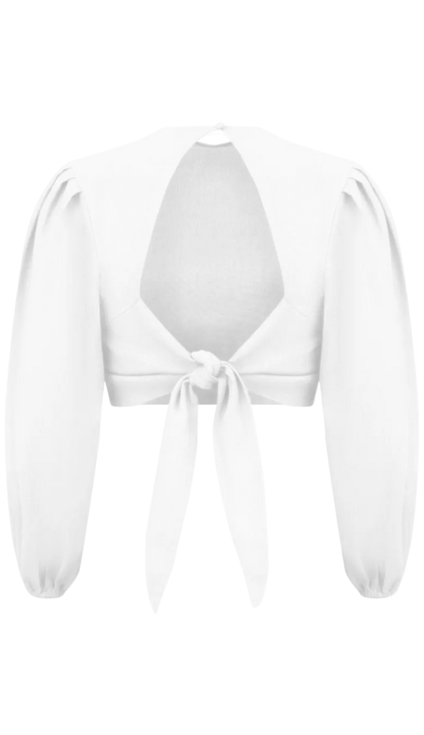 Blusa Linho Nina Off White | Laguna