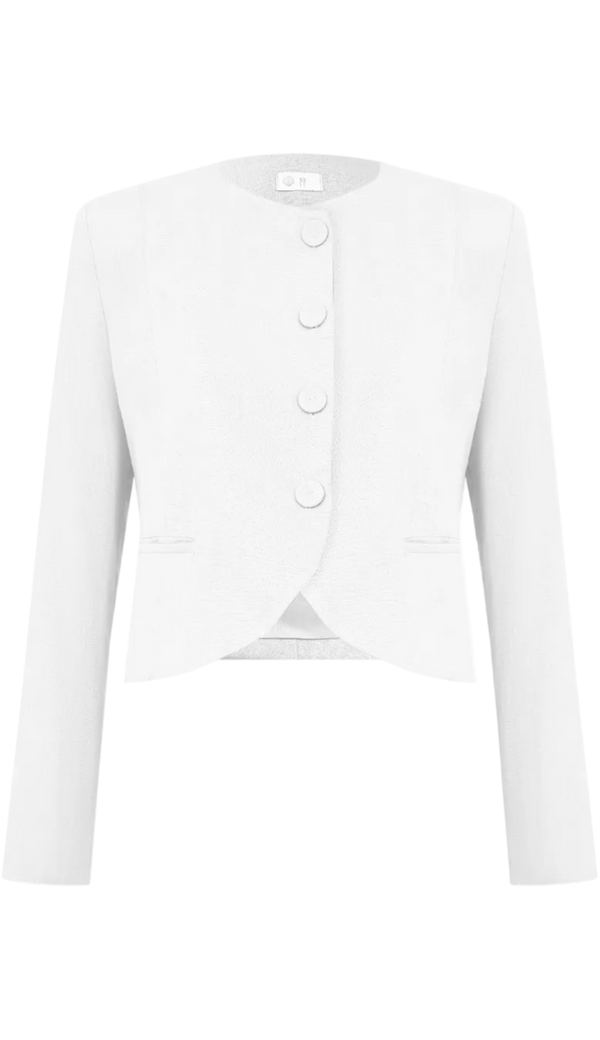 Blazer Linho Norah Off White | Laguna