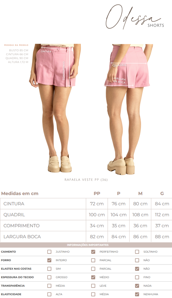 Shorts Linho Odessa | Laguna