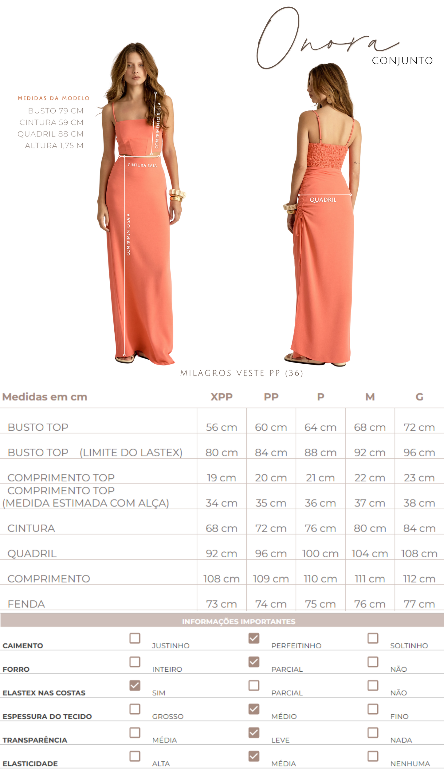 Conjunto Onora Cereja